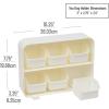 Mind Reader Tea Bag Organizer, Tea Station Organizer, Countertop Storage, Kitchen, Plastic, 10.25″L x 3.25″W x 7.75″H, White(White)