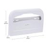 Mind Reader Toilet Seat Cover Dispenser, Set of 2, Wall Mount, Restroom, Bathroom, Plastic, 16.5″ L x 11.25″ W x 2″ H, White