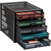 Black 5 Drawer