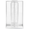 Mind Reader Cup and Lid Carousel, Countertop Org, Coffee Bar, Beverage Cup Holder, Metal Mesh, 8″L x 8″W x 11.5″H, White(White)