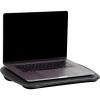 Mind Reader Lap Desk Laptop Stand, Bed Desk, Couch Lap Table, Cushion, Portable, Dorm, Plastic, 17″L x 12.5″W x 2.5″H, Black