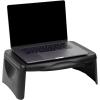 Mind Reader Lap Desk/Laptop Stand, Bed Tray, Folding Legs, Portable, Dorm, Plastic, 18.75″ L x 11.25″ W x 7.25″ H, Black(Black)