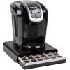 Mind Reader Single Serve Coffee Pod Drawer, 36 Pod Capacity, Countertop Organizer, Breakroom, 12.75″L x 13″W x 3″H, Black(Black)