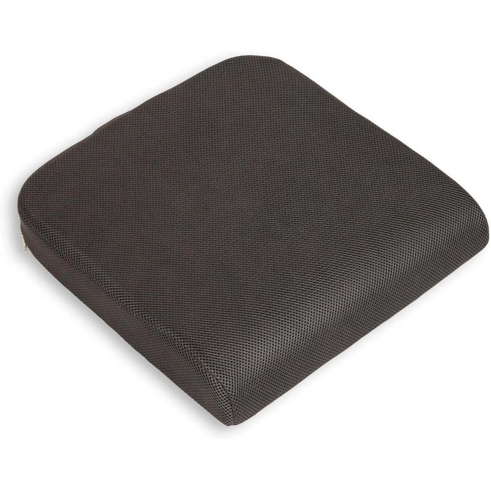 imageMind Reader AirCloud Seat Cushion Ergonomic Support for Posture Pressure Relief and Pain Reduction Portable with Washable Cover Memory Foam GrayGray