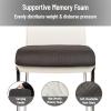 Mind Reader Air-Cloud Seat Cushion, Ergonomic Support for Posture, Pressure Relief, and Pain Reduction, Portable with Washable Cover, Memory Foam, Gray(Gray)