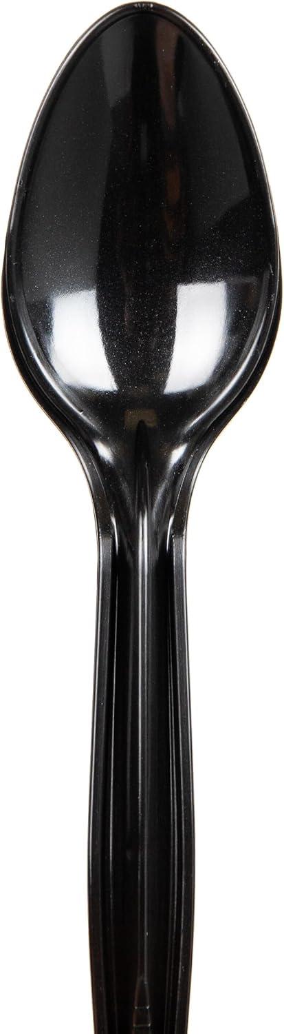 imageMind Reader Spoon Refill for CUTDISPBKBLK Plastic Utensils Restaurant Breakroom 55quot L x 125quot W x 05quot H 100 pcs Black100 Spoons