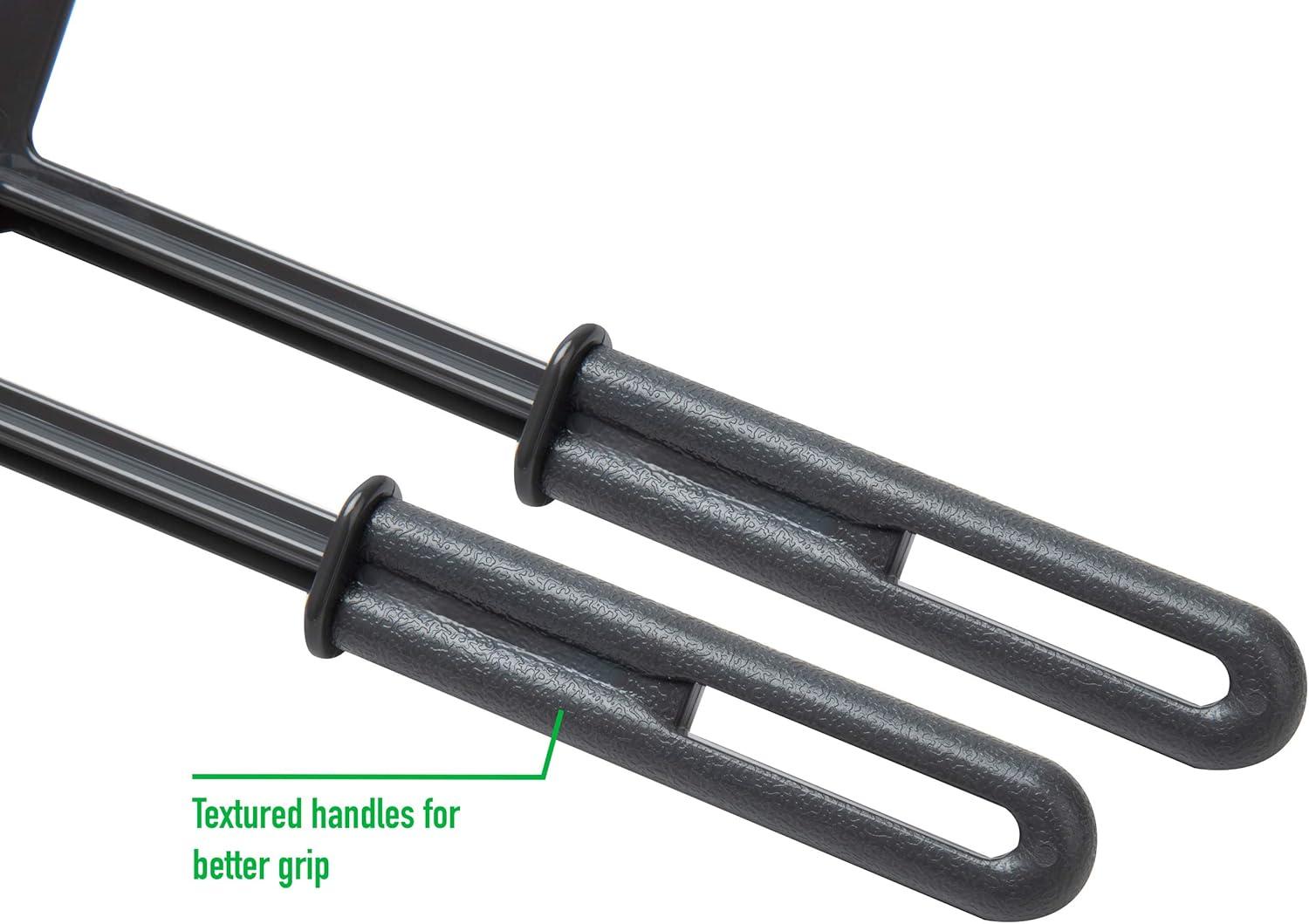 imageMind Reader Meat Chopper Spatula Heat Resistant Kitchen Tool for Mixing Cutting Mashing Dicing Ground Beef Avocado Pack of 2 Nylon Light BlueGray