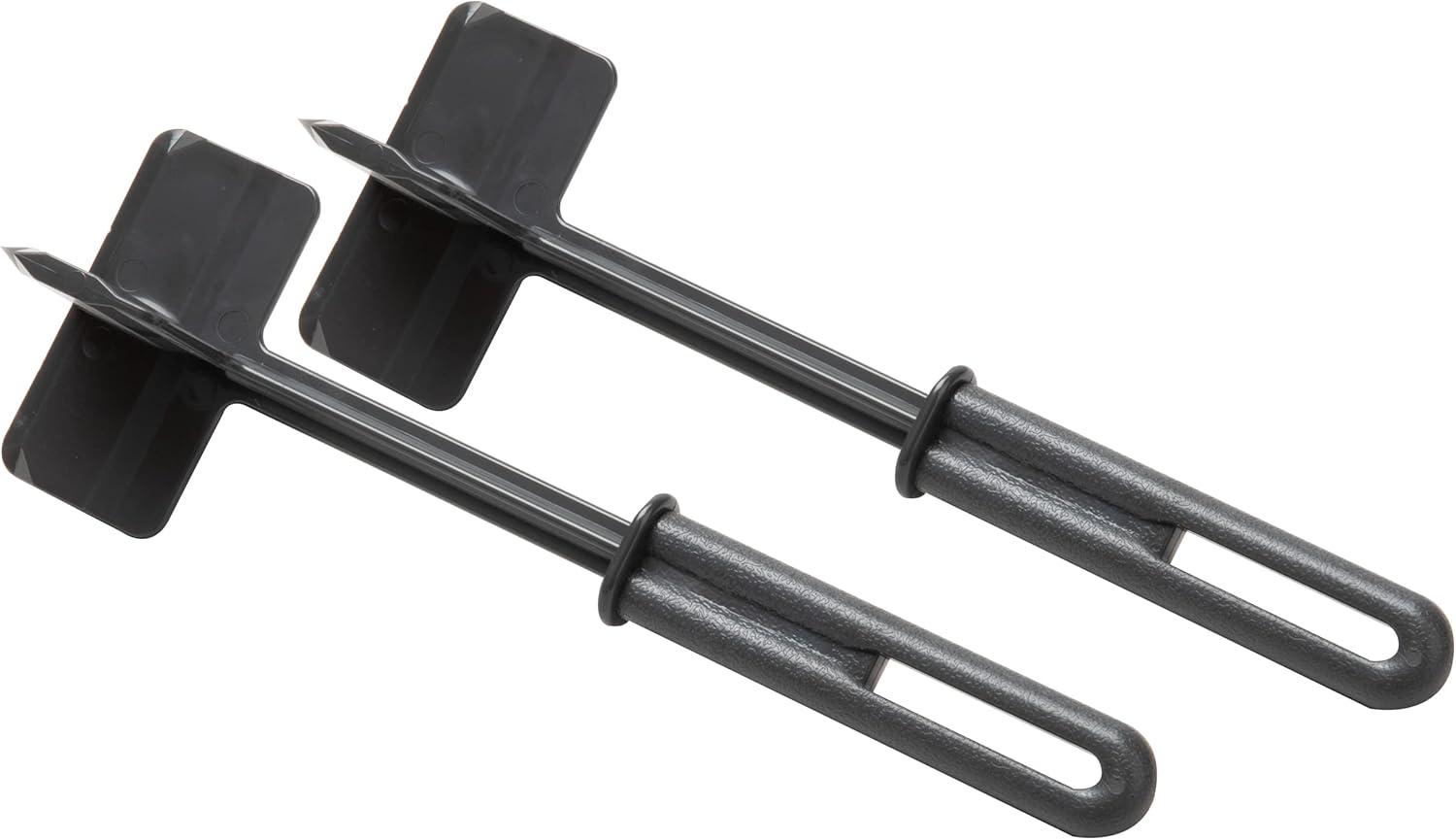 imageMind Reader Meat Chopper Spatula Heat Resistant Kitchen Tool for Mixing Cutting Mashing Dicing Ground Beef Avocado Pack of 2 Nylon Light BlueGray