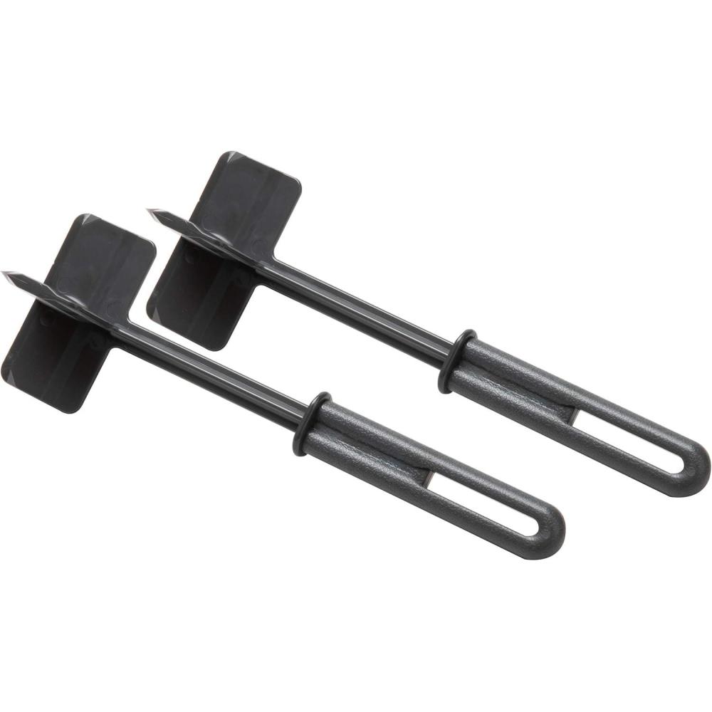 imageMind Reader Meat Chopper Spatula Heat Resistant Kitchen Tool for Mixing Cutting Mashing Dicing Ground Beef Avocado Pack of 2 Nylon Light BlueGray