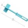 Mind Reader Meat Chopper Spatula, Heat Resistant Kitchen Tool for Mixing, Cutting, Mashing, Dicing Ground Beef, Avocado, Pack of 2, Nylon, Light Blue(Light Blue)