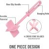 Mind Reader Meat Chopper Spatula, Heat Resistant Kitchen Tool for Mixing, Cutting, Mashing, Dicing Ground Beef, Avocado, Pack of 2, Nylon, Light Blue(Pink)