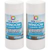 Mind Reader Glass Cleaning Wipes, Window Cleansing Wipes, Mirror Streak-Free Cloths, Fresh Scent, 40-ct., Pack of 2