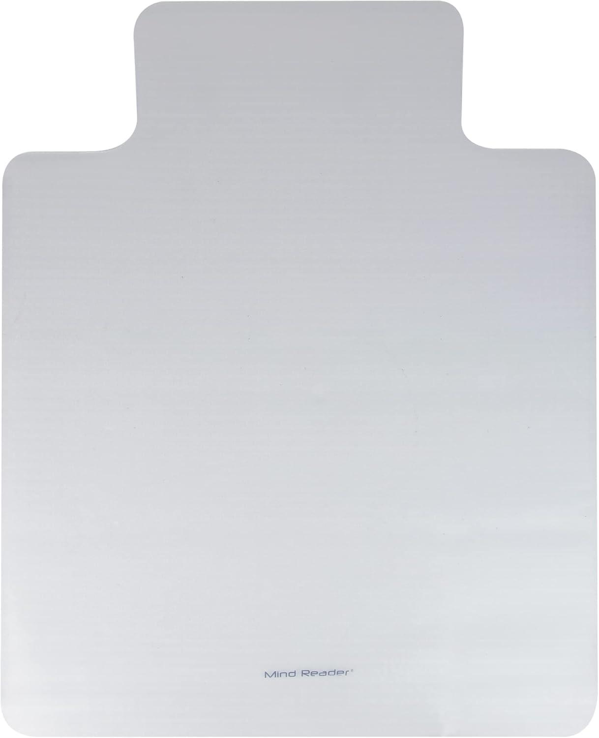 imageMind Reader Office Chair Mat for Carpet Under Desk Protector Carpet Grips Rolling PVC 3525quot L x 47quot W x 00625quot H ClearClear