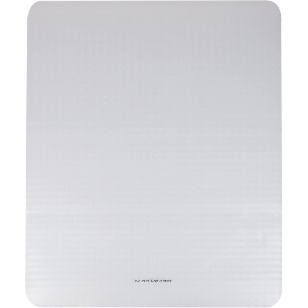 imageMind Reader Office Chair Mat for Carpet Under Desk Protector Carpet Grips Rolling PVC 3525quot L x 47quot W x 00625quot H ClearClear