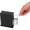 Mind Reader Utensil Dispenser, Silverware Organizer, Plastic Fork, Spoon Dispenser, Kitchen, 2.75″ L x 5.5″ W x 6″ H, Black