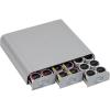 Mind Reader Single Serve Coffee Pod Organizer with 3 Drawers, 36 Pod Capacity, Countertop, 13.5″L x 12.25″W x 2.5″H, Brown(Gray)