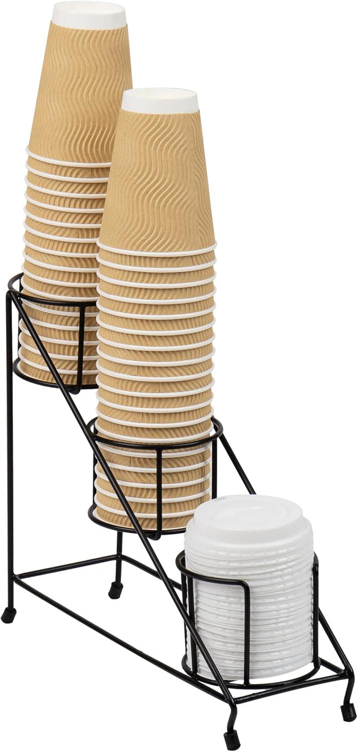 imageMind Reader Coffee Syrup Station Coffee Bar Accessories Kitchen Countertop Organizer Metal 425quot L x 14quot W x 1075quot H Black