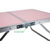 Mind Reader Lap Desk Laptop Stand, Bed Tray, Collapsible, Dorm Room, Portable, Dorm, MDF, Metal, 23.5″ L x 16″ W x 10″ H, Green(Pink)