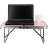 Mind Reader Lap Desk Laptop Stand, Bed Tray, Collapsible, Dorm Room, Portable, Dorm, MDF, Metal, 23.5″ L x 16″ W x 10″ H, Green(Pink)