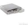 Mind Reader Perch Monitor Stand Desk Organizer, Silver Metal Mesh(Silver Mesh)