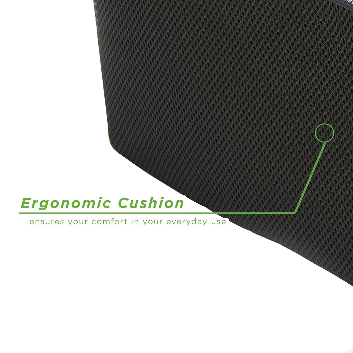 image:imageMind Reader Foot Rest Under Desk at Work Ergonomic Office Memory Foam 17 L x 12 W x 7 H Black