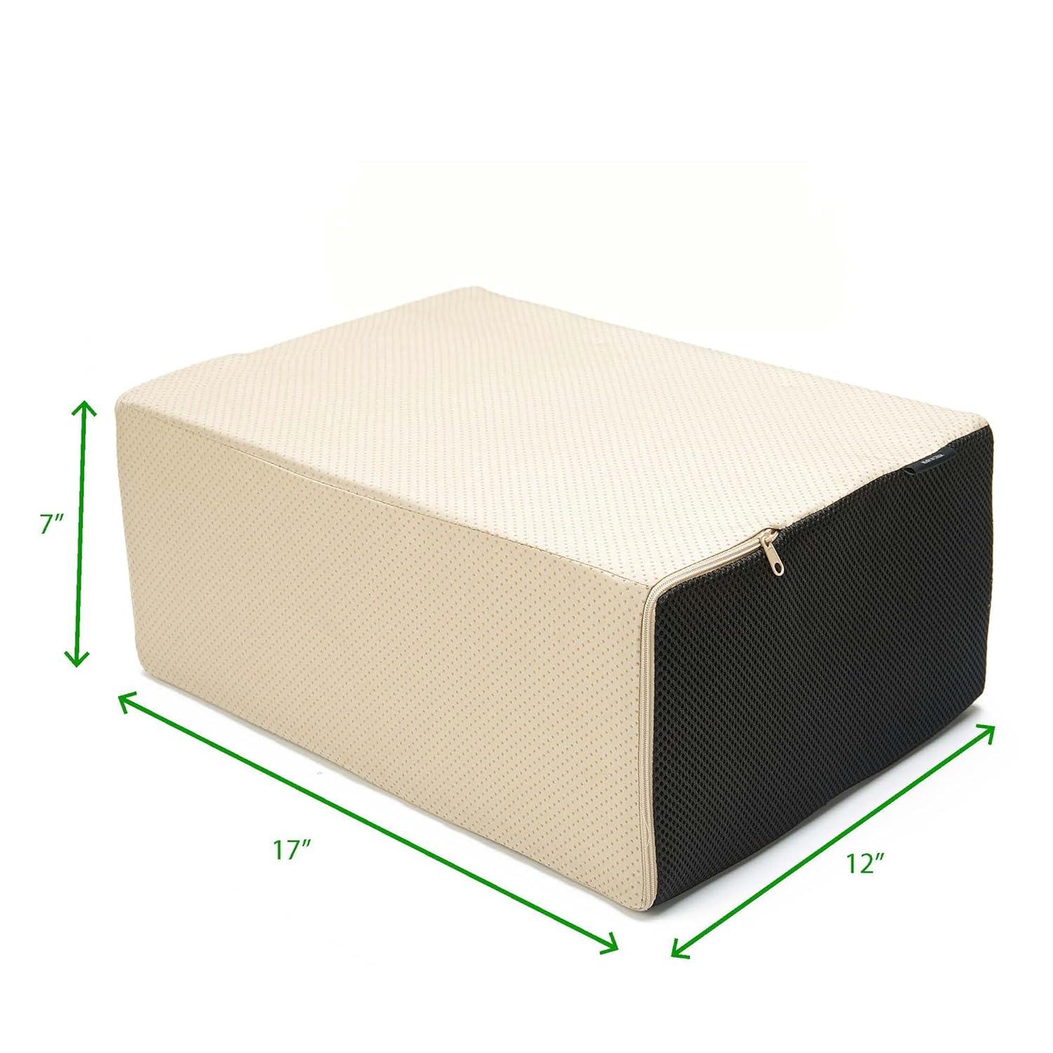 image:imageMind Reader Foot Rest Under Desk at Work Ergonomic Office Memory Foam 17 L x 12 W x 7 H Black