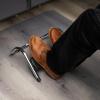 Mind Reader Foot Rest, Under Desk at Work, Ergonomic, Height Adjustable, Office, Metal, 14″ L x 13″ W x 7″ H, Black(14″L x 13″W x 7″H)