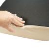 Mind Reader Foot Rest, Under Desk at Work, Ergonomic, Office, Memory Foam, 17″ L x 12″ W x 7″ H, Black