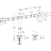Mind Reader Dual Monitor Desk Mount for 13″-32″ Screens, Adjustable VESA Mount with 180° Rotation, ±90° Swivel, ±45° Tilt, Integrated Cable Management, 17.6 lb Capacity Each, Black
