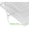 Mind Reader 4-Tier Paper Tray, Desktop Organizer, File Storage, Workspace, Office, Metal Mesh, 11.75″ L x 13.75″ W x 12.5″ H, Pink(White)
