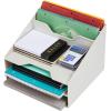 Mind Reader Desktop Organizer, Vertical File Holder, Paper Trays, Office, Plastic, Beige(Beige)