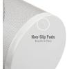 Mind Reader Mesh Trash Can, 16.65L (4.4 gal), Waste Paper Basket, Round, Office, Metal Mesh, Set of 2, Silver(White)