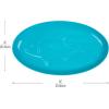 Mind Reader Seafood Platters, Serving Dish, Entertaining, Hosting, Melamine, 14″ L x 8″ W x 1″ H, Set of 4, Multi-color(Set of 4)