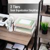 Mind Reader Stackable Paper Tray, Desktop Organizer, File Storage, Office, Metal Mesh, 13.5″ L x 10″ W x 7.25″ H, 2 Pcs., White(White)