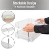 Mind Reader Stackable Paper Tray, Desktop Organizer, File Storage, Office, Metal Mesh, 13.5″ L x 10″ W x 7.25″ H, 2 Pcs., White(White)