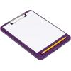 Mind Reader Clipboard with Storage, Teacher, Nursing Clipboard, Plastic, 9.25″L x 13.25″W x 1″H, Set of 6, Assorted Colors(Multi-color Assorted)