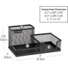 Mind Reader Desktop Organizer, Pen Holder, Clip Basket, Storage, Office, Metal Mesh, 8.07″L x 4.13″W x 3.94″H, Black(MEMORG2-BLK)