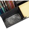 Mind Reader Desktop Organizer, Pen Holder, Clip Basket, Storage, Office, Metal Mesh, 8.07″L x 4.13″W x 3.94″H, Black(MEMORG2-BLK)