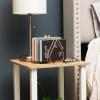 Mind Reader Heart-Shaped Desktop File Organizer, 5-Slot Metal Folder Rack, Magazine & Book Holder, Rose Gold