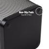 Mind Reader Mesh Trash Can, Waste Paper Basket, Square, Office, Metal Mesh, 9.75″ L x 9.75″ W x 12.25″ H, Set of 4, Black(Classic Black)
