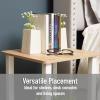 Mind Reader Cement Planter Bookends, Desk Decor and Indoor Plants, Set of 2, White