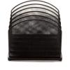 Mind Reader Vertical File Storage, Desktop Organizer, Mail Sorter, Office, Metal Mesh, 11.14″L x 7.28″W x 11.22″H, Black(11.14″L x 7.28″W x 11.22″H )