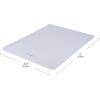 Mind Reader Office Chair Mat for Carpet, Under Desk Protector, Carpet Grips, Rolling, PVC, 46.25″ L x 60″ W x 0.0625″ H, Clear(Clear)
